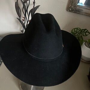 Wrangler Vintage Women's Black Felt Hat